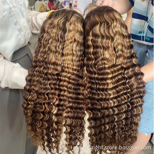 Wholesale Brazilian Hair HD Lace Front Wig,Virgin Cuticle Aligned Human Hair Full Lace Wig,13x4 Lace Frontal Wig For Black Women